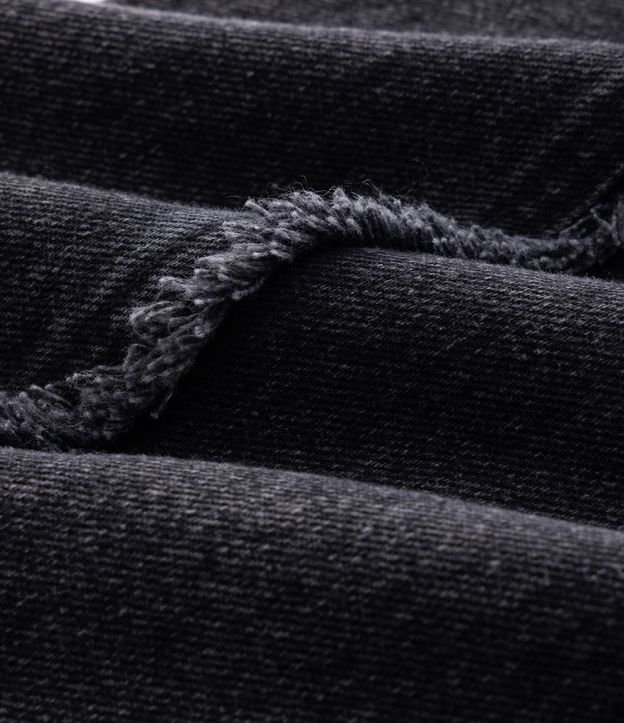 Pantalón Super Baggy en Jeans con Detalles Deshilachados 7