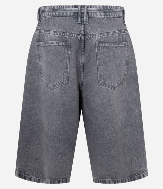 Bermuda Jorts Super Baggy en Jeans con Cinturón Lazo 6