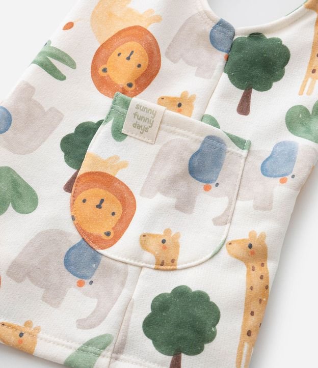 Peto Infantil con Estampa Animalitos - Talle 0 a 18 meses 5