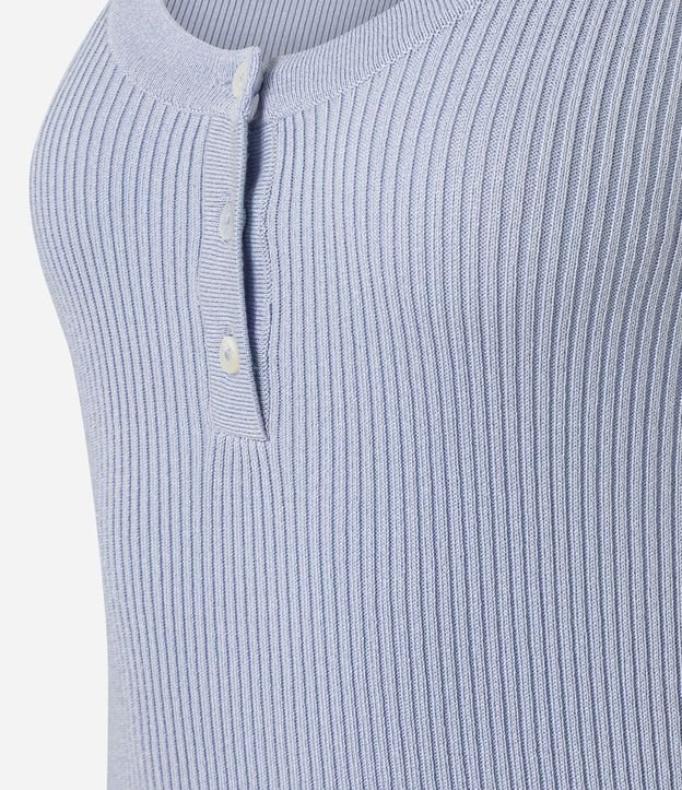 Blusa Básica Acanalada en Punto con Escote U 7