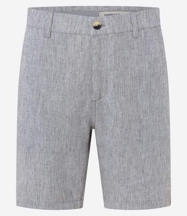 Bermuda Slim Texturizada en Lino con Algodón 6
