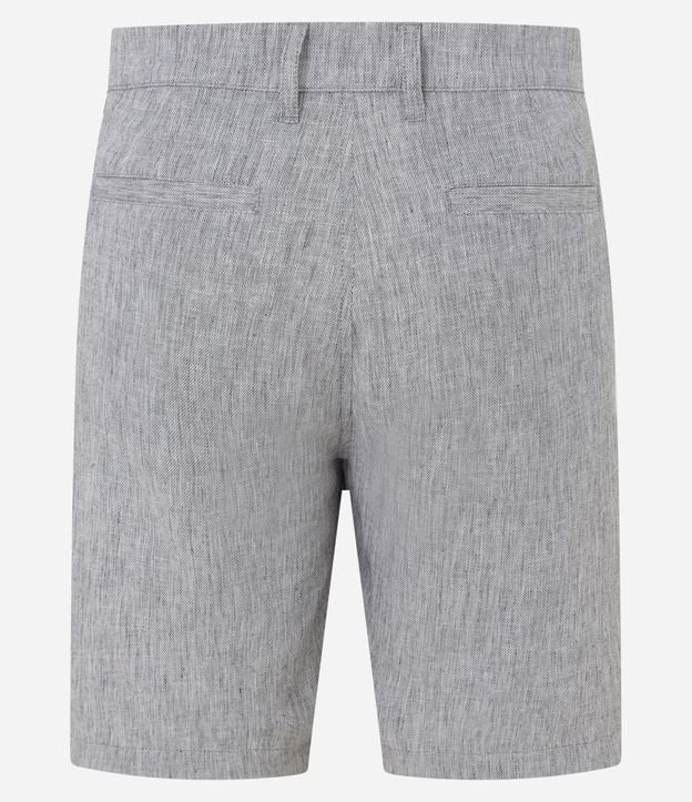 Bermuda Slim Texturizada en Lino con Algodón 7
