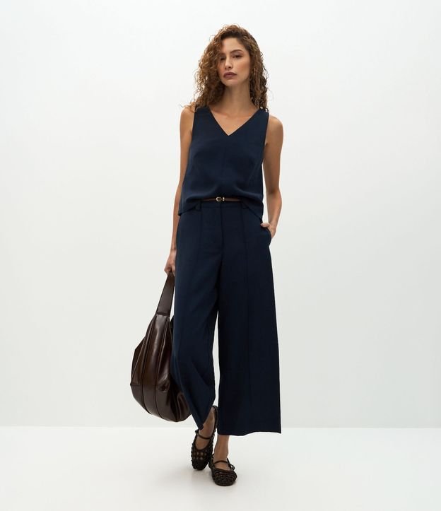 Musculosa en Viscosa con Escote V 2