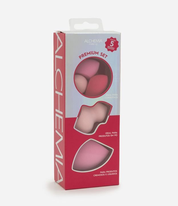 Kit 05 Esponjas de Maquillaje Alchemia