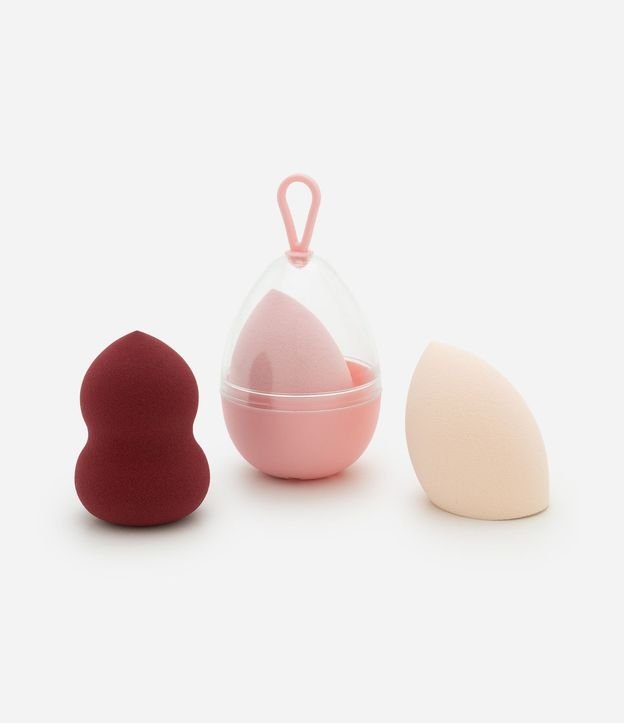 Conjunto con Tres Esponjas de Maquillaje con Estuche Navidad Alchemia