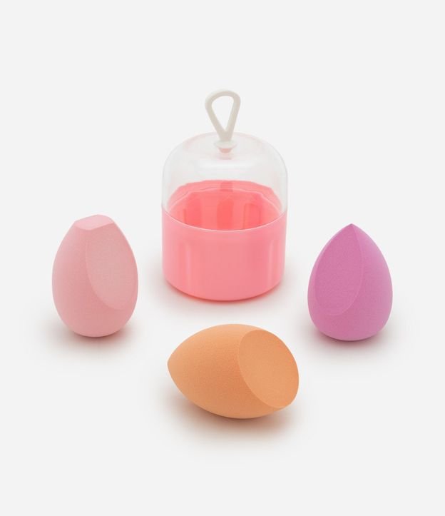 Set con Tres Esponjas de Maquillaje y Estuche Metalizado Alchemia