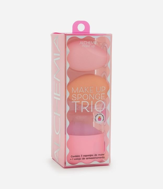 Set con Tres Esponjas de Maquillaje y Estuche Metalizado Alchemia 2