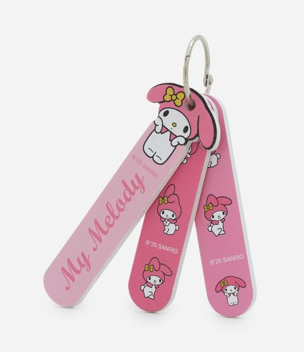 Conjunto con Tres Limas de Uñas con Llavero My Melody. 2