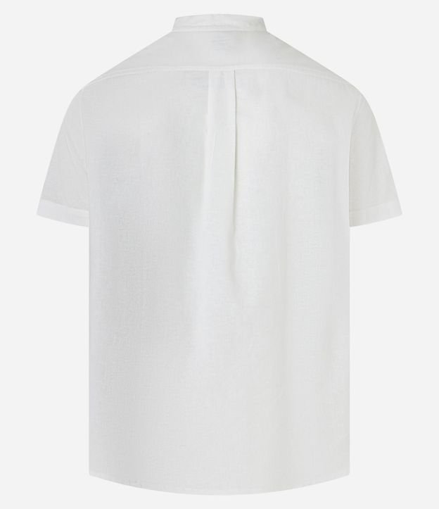 Camisa Bata en Lino con Botones 7