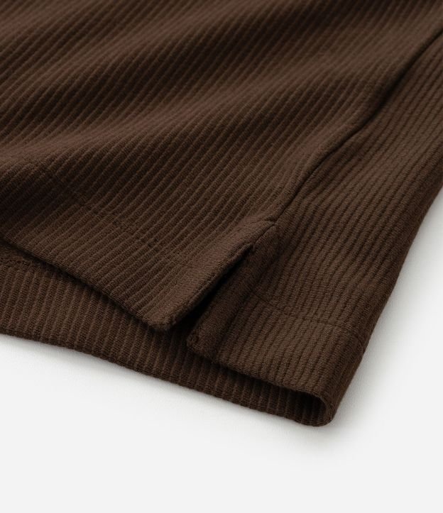 Remera Infantil Acanalada con Etiqueta Aplicada - Talle 5 a 14 años 5