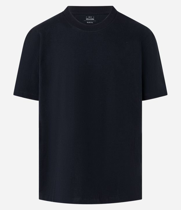 Remera Relaxed Básica en Malla 4