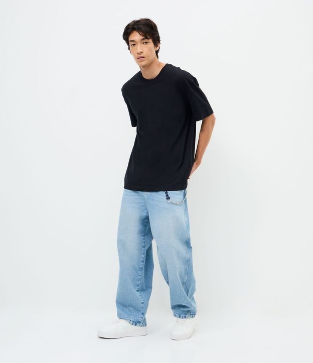 Remera Relaxed Básica en Malla 2