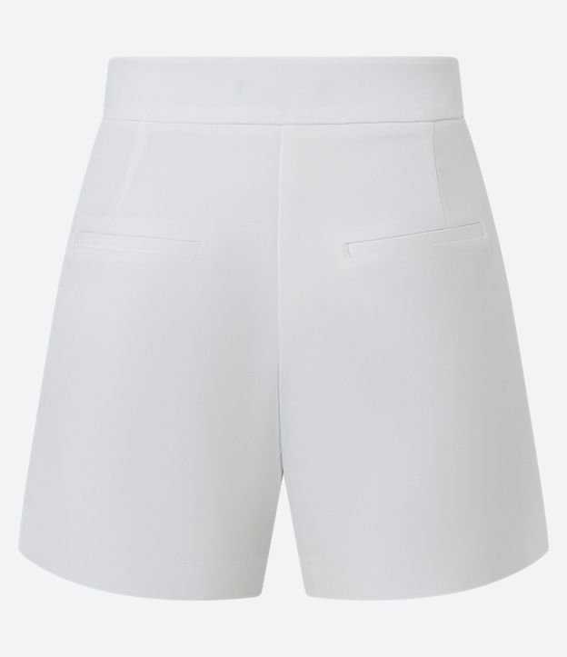 Short Sastre Cintura Alta con Bolsillos Laterales 4