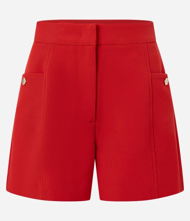 Short Sastre Cintura Alta con Bolsillos Laterales 5