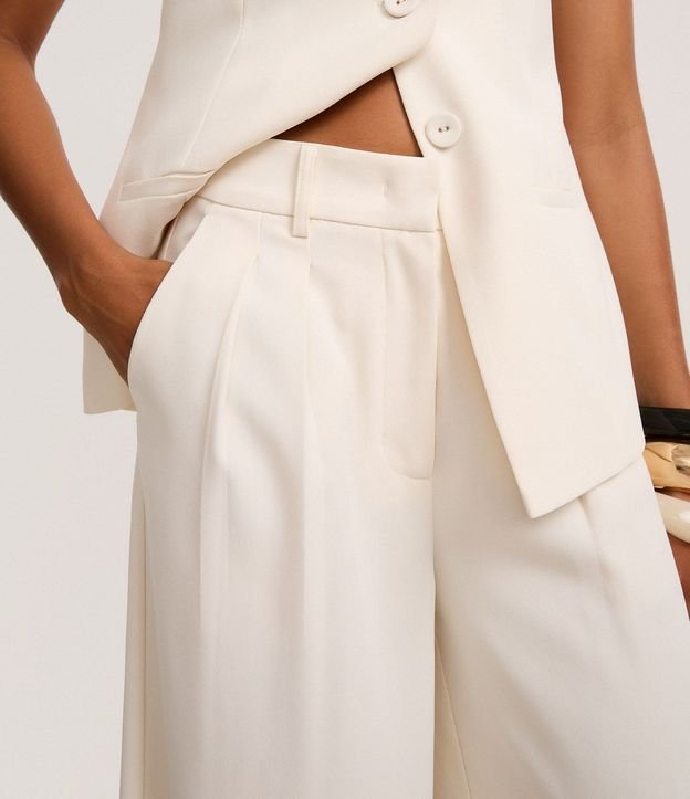 Pantalón Pantalona Sastrería con Pliegues 4