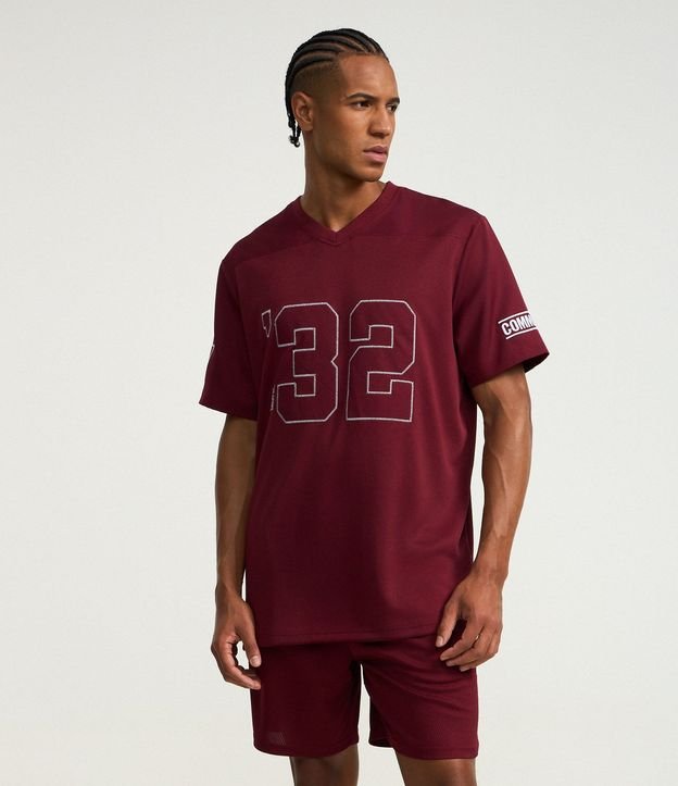 Bermuda Deportiva en Tecnologia Dry con Estampa Lateral Lettering 6