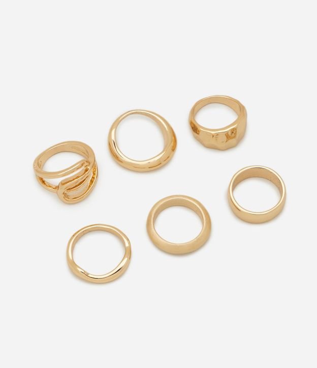 Kit 06 Anillos Diversos