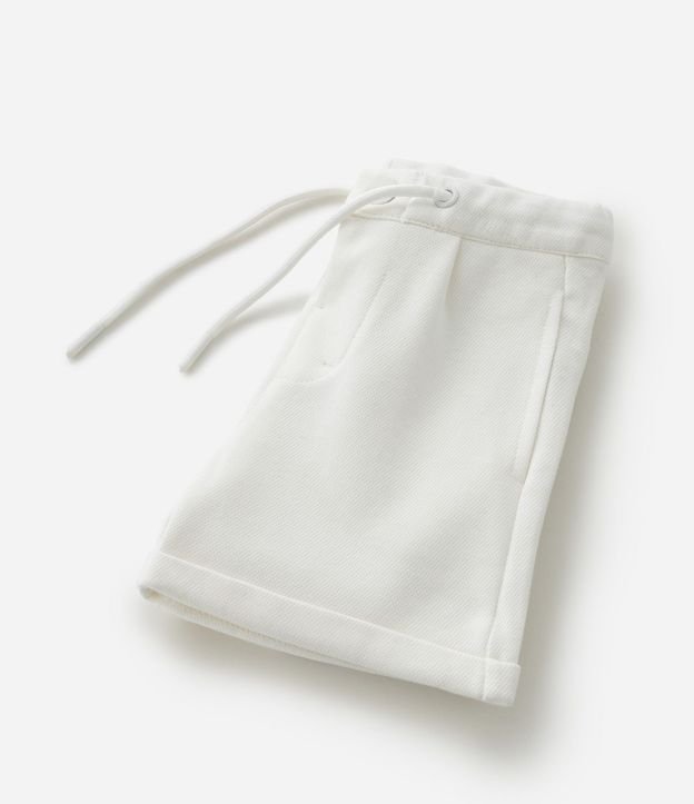 Bermuda Infantil en Piquet con Bajo Plegado - Talle 1 a 4 años 8