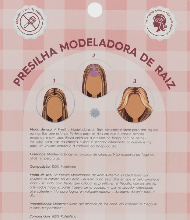 Clip Voluminizador para Cabello Alchemia 4