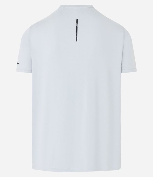Remera Deportiva con Etiqueta en la Barra y Manga Corta 8