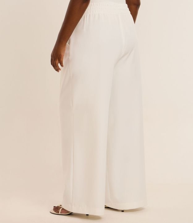 Pantalón Pantalona Sastrería con Lazo en la Cintura Curve & Plus Size 5