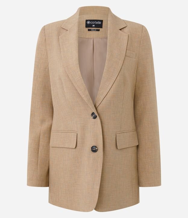 Blazer Comfort Alfaiatado con Solapas y Puntadas 8