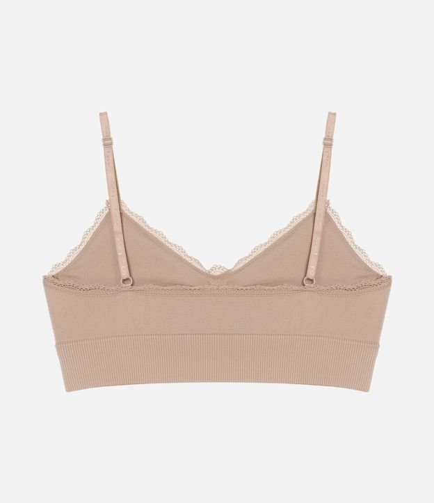 Soutien Top alargado Seamless con Detalle de Encaje 7