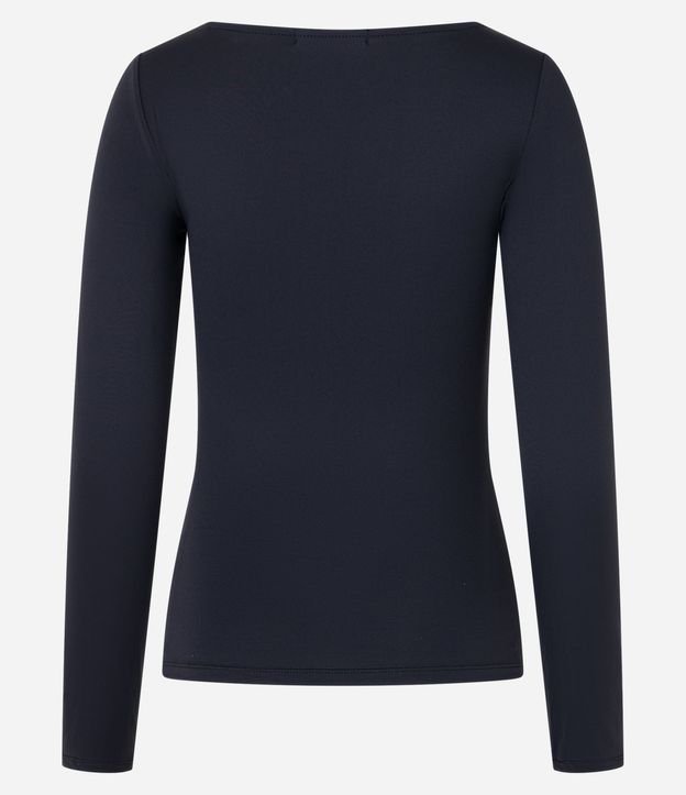 Blusa Regular en Poliamida con Escote Canoa 9