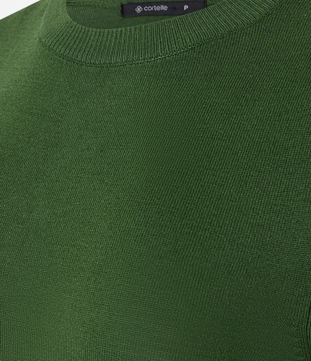 Blusa Básica de Punto con Cuello Redondo 9