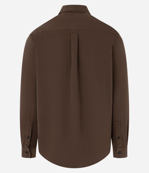 Camisa Comfort en Algodón con Bolsillos Solapa y Abotonado 3