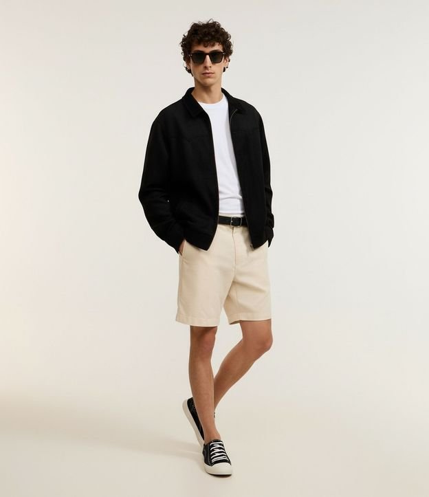 Campera con Detalles en Recorte y Bajo con Elástico 8