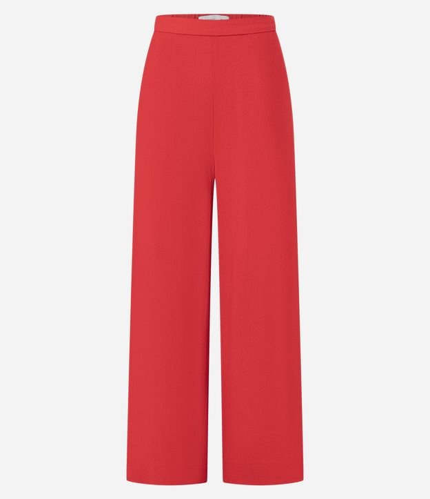 Pantalón Wide Leg Sastrería con Cintura Alta y Cremallera Lateral 5