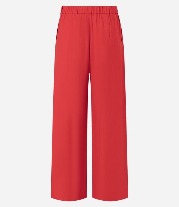 Pantalón Wide Leg Sastrería con Cintura Alta y Cremallera Lateral 6