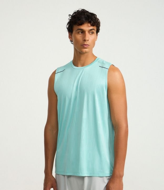 Musculosa Regular Deportiva con Estampa Heat Print