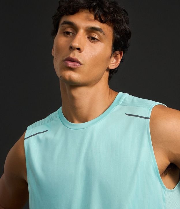 Musculosa Regular Deportiva con Estampa Heat Print 3