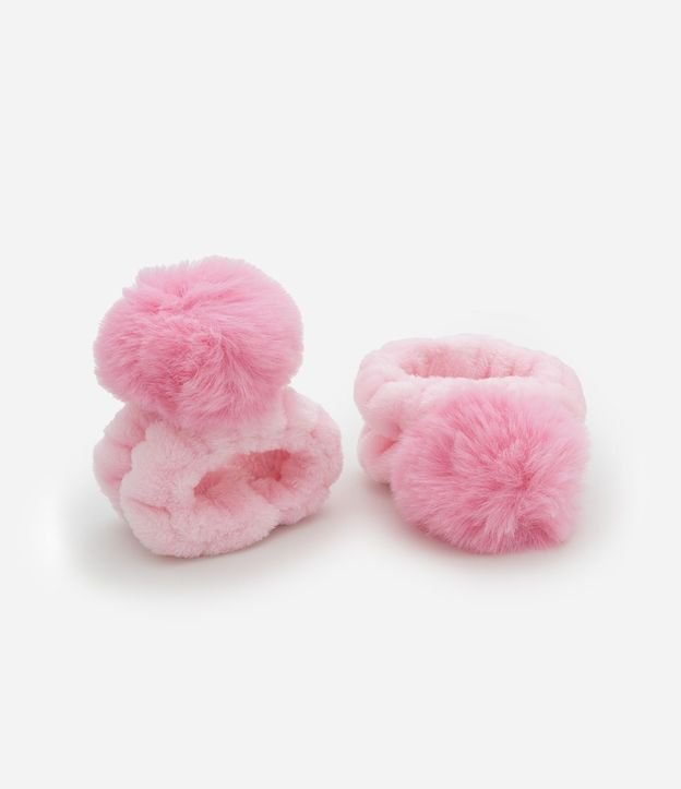 Muñequeras Pompón Rosa Alchemia 3