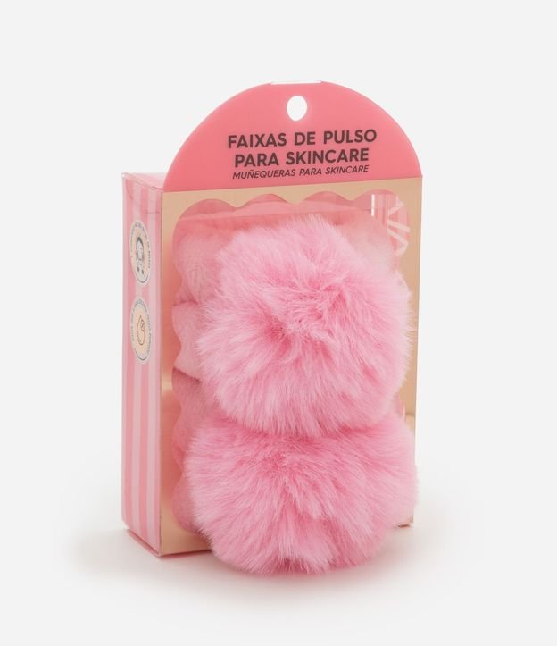 Muñequeras Pompón Rosa Alchemia 1