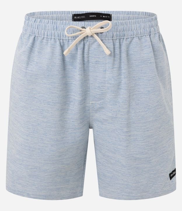 Bermuda en Algodón con Cordón en la Cintura y Estampa Rayada 5