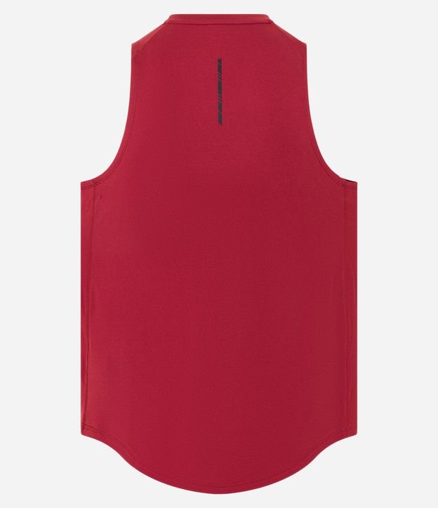 Musculosa Regular Deportiva con Etiqueta en el Bajo y Detalle Contrastante 10