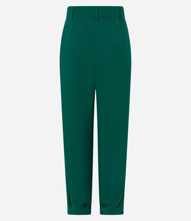 Pantalón Carrot Sastrer con Pliegues y Pences 3