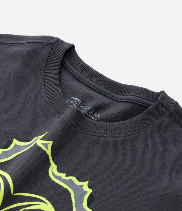 Remera Oversized Infantil Estampa de Garfield - Talle 5 a 14 años 4
