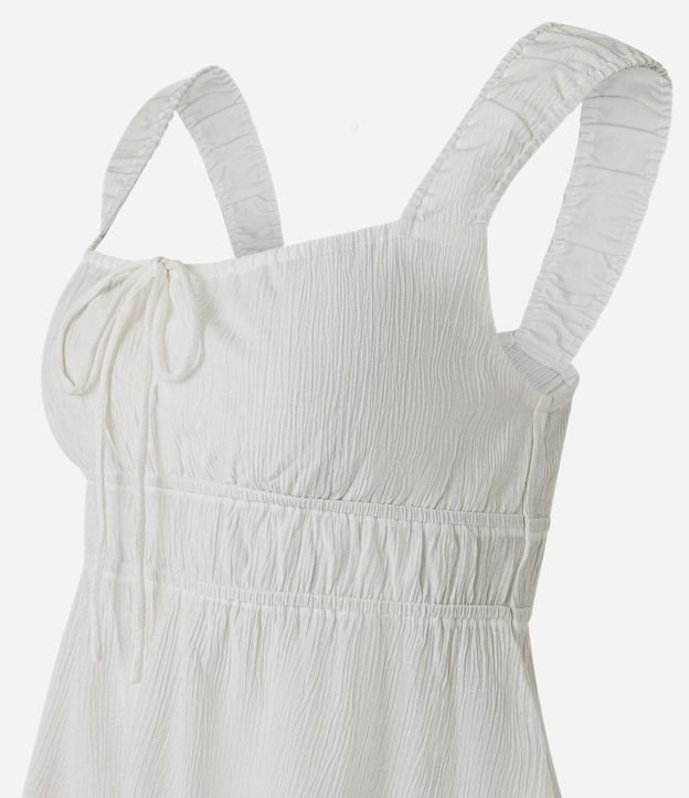Blusa Texturizada con Lazo y Volado 8