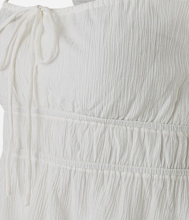Blusa Texturizada con Lazo y Volado 9