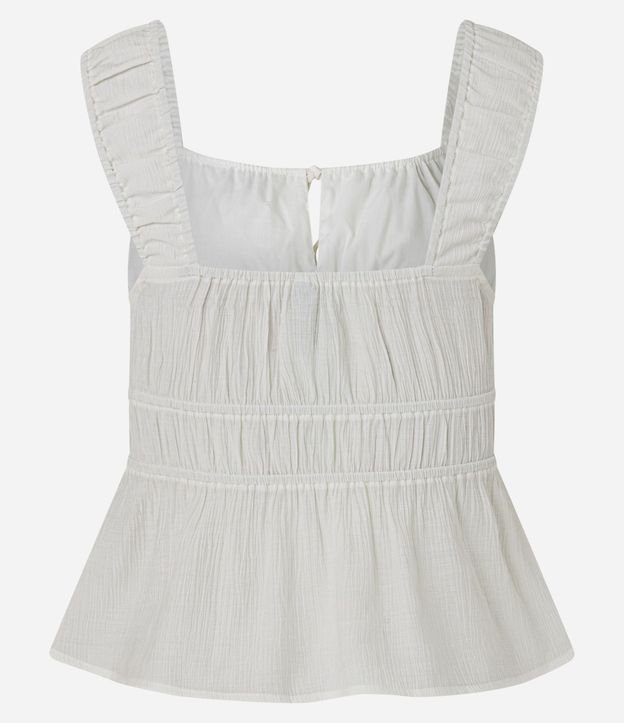 Blusa Texturizada con Lazo y Volado 10