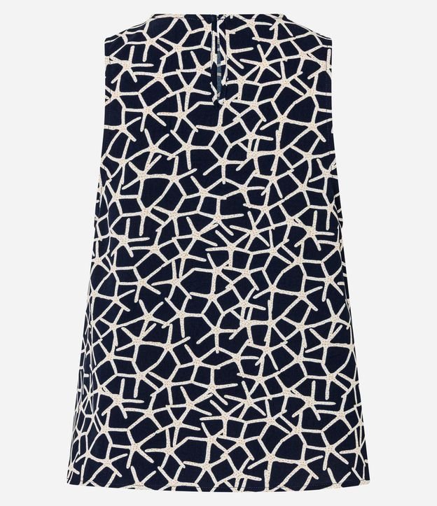 Blusa en Airflow con Estampa Estrellas del Mar 7