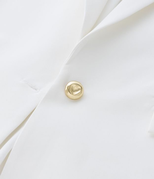 Blazer en Sastrería con Botón Gold Curve & Plus Size 12