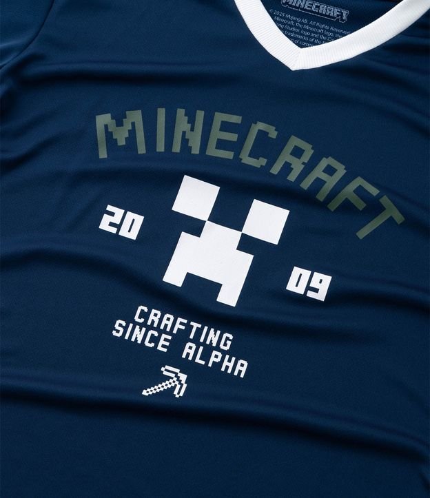 Remera Deportiva Infantil con Estampa Minecraft - Talle 5 a 14 años 6