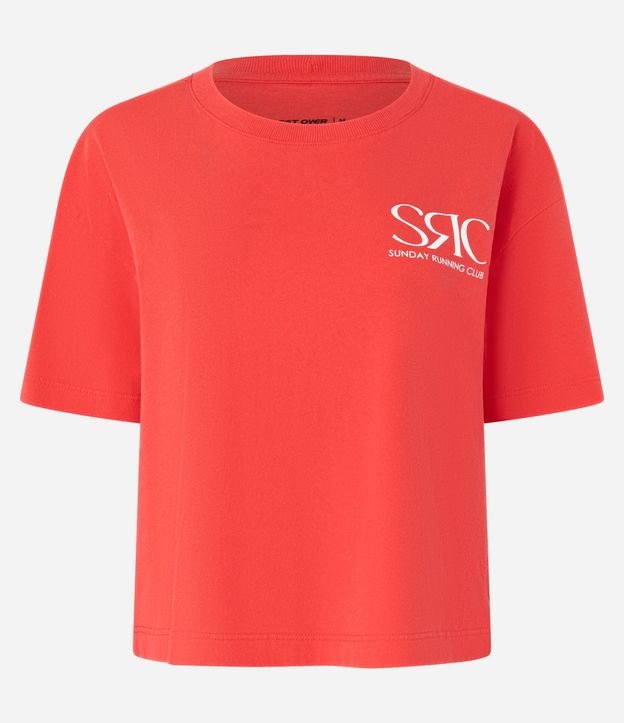 Remera Deportiva Cropped en Microfibra con Lettering SRC 3