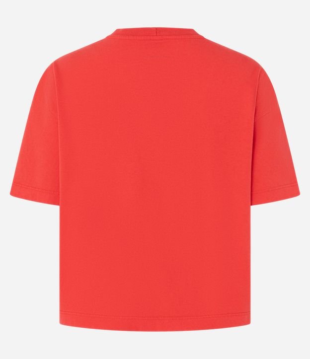 Remera Deportiva Cropped en Microfibra con Lettering SRC 4