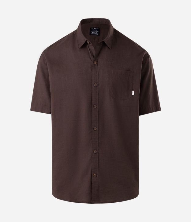 Camisa Relaxed en Cáñamo con Bolsillo 8
